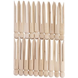 Peg Jasart Wooden Dolly Plain- Pack of 24