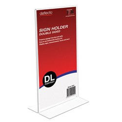 Deflecto DL Portrait Menu Holder