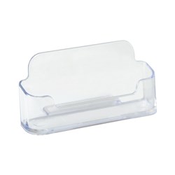 Holder Business Card Single Tier Clear