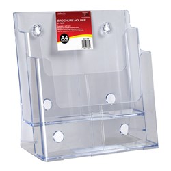 Brochure Holder Deflect-O A4 2 Tier