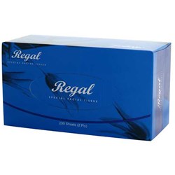 Regal 2 Ply Facial Tissues Box 200