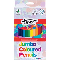 Pencil Texta Jumbo Coloured