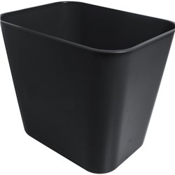 Esselte Black 15 Litre Waste Paper Bin