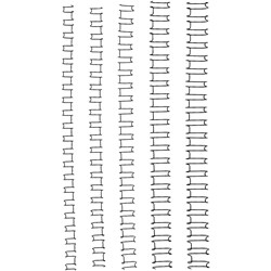 GBC Wire Binding Combs 21 Loop 10mm Pack 100 Black