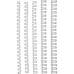 GBC Wire Binding Combs 21 Loop 10mm Pack 100 Silver
