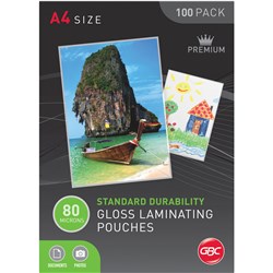 GBC Signature A4 80 Micron Laminating Pouches