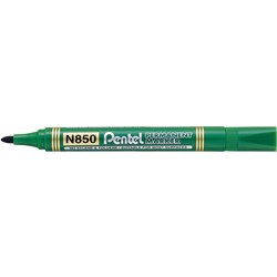 Pentel N850 Green Bullet Permanent Marker