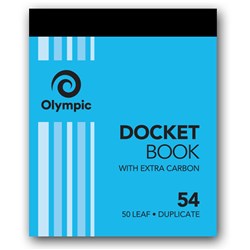 Olympic Docket Book duplicate #54 (140989)
