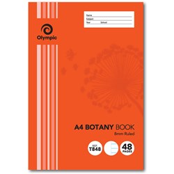 A4 Botany 8mm 48Pg Exercise Book