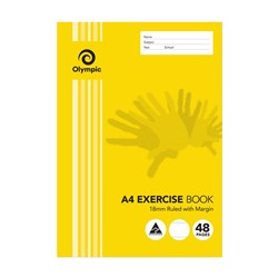 A4 48 Page 18mm Ruled Exercise Book
