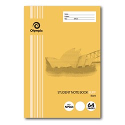 Tudor Blank & Grid Books Stapled 64 Page Portrait