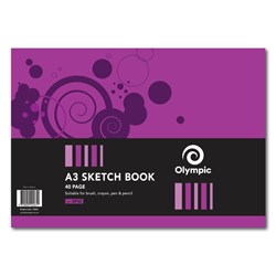 Olympic Sketch Book A3 40Page Cartridge Sp33