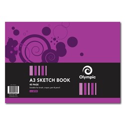 Olympic Sketch Book A3 40Page Cartridge Sp33