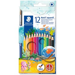 Staedtler Noris Club Aquarell 12 Assorted Coloured Pencils