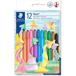 Staedtler Noris Club Twister 12 Assorted Wax Crayons