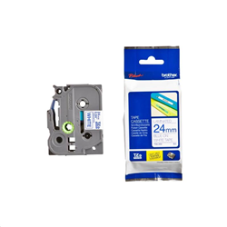 Label Tape Brother P-Touch Tz-253 24mm Blue/White