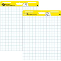 Post It 560 Easel Pad 635mm x 775mm White Blue Grid