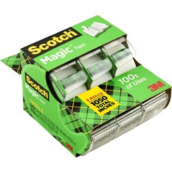 Tape Scotch 810 Magic 19X7.6M 3105 Caddy