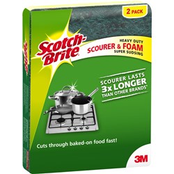 Scotch-Brite Heavy Duty Scourer/Sponges