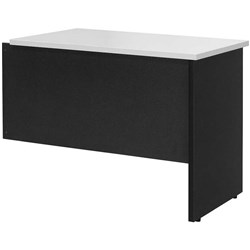 Logan Desk Return 600x750mm White/Ironstone