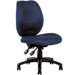 Sabina Blue Fabric High Back Typist Chair