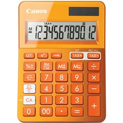 Canon LS123K Orange Desktop Calculator