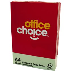 Office Choice A4 80gsm Green Copy Paper