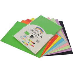 RAINBOW OFFICE PAPER A3 10 Colour Assorted 80GSM
