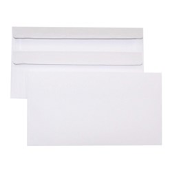 C6 114x162mm Plain White S/Seal Envelope