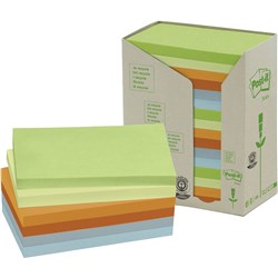 Post-It Pastel Recycled 655-RTP 76x127mm Adhesive Notes Tower Pack