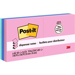Post-It Helsinki Recycled R330-RP6AP 75x75mm Pop-up Adhesive Notes