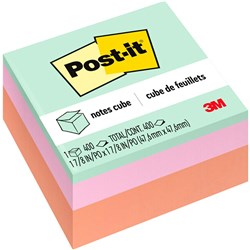 Pad Post-It Mini Memo Cube 2051 Assorted Brights