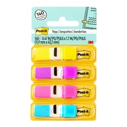 Flag Post-It Mini 683-4Ab Assorted Bright Colours