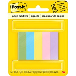 Page Marker Post-It 670-5Au Ultra 12.7X44.4mm