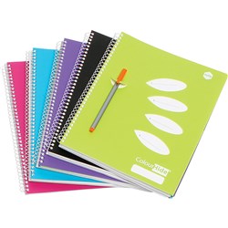Notebook Colourhide A4 4 Subject 320 Page