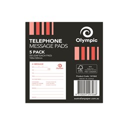 Pad Telephone Message Olympic