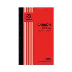 Book Carbon Ruled 605 Trip 200x125mm