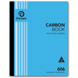 Book Carbon Ruled 606 Dup 250x200mm