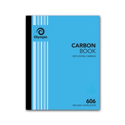 Book Carbon Ruled 606 Dup 250x200mm