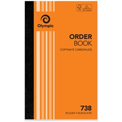 Book Carbonless Order Dup 738 200X125mm