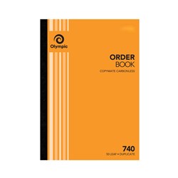 Book Carbonless Order Dup 740 A4 210X297mm