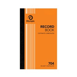 Book Carbonless Record Dup 704 200X125mm