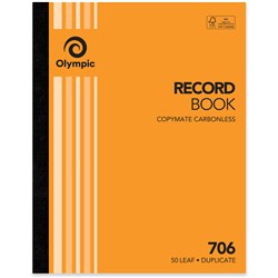Book Carbonless Record Dup 706 250X200mm