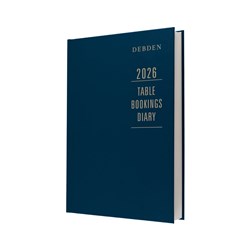 Debden 2026 TBD A4 2 Pages A Day Table Bookings Diary