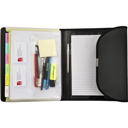 Compendium Organiser Marbig 5 Pocket Black