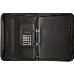 Compendium A4 Spirax Zippered Black