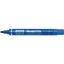 Pentel N50 Permanent Bullet Marker Blue