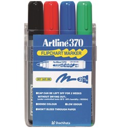 Marker Flipchart Artline 370 Asst Wallet 4