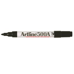 Artline 500A Black Whiteboard Bullet Marker