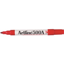 Artline 500A Red Whiteboard Bullet Marker
